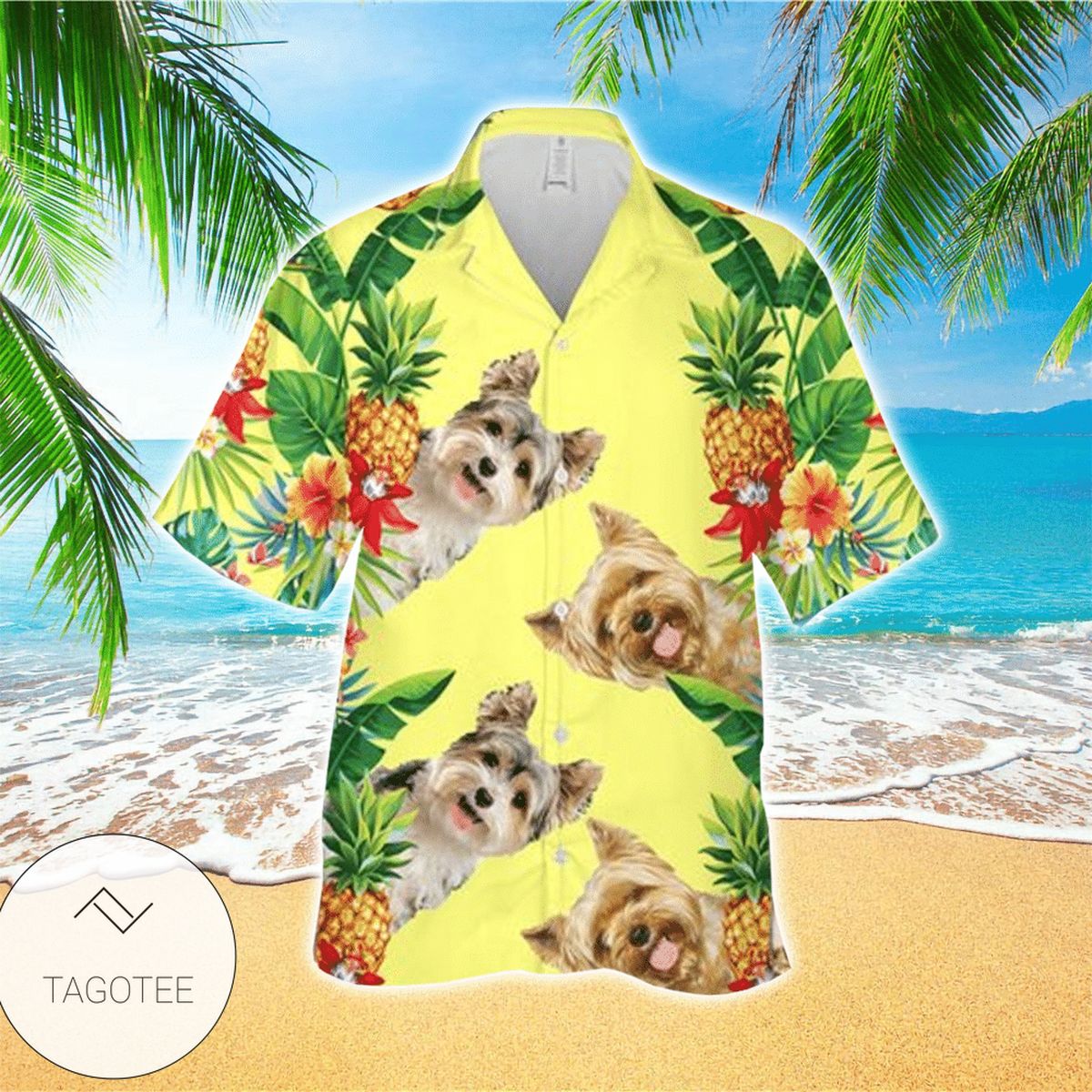 Yorkshire Terrier Awesome Colorful High Quality Hawaiian Shirt