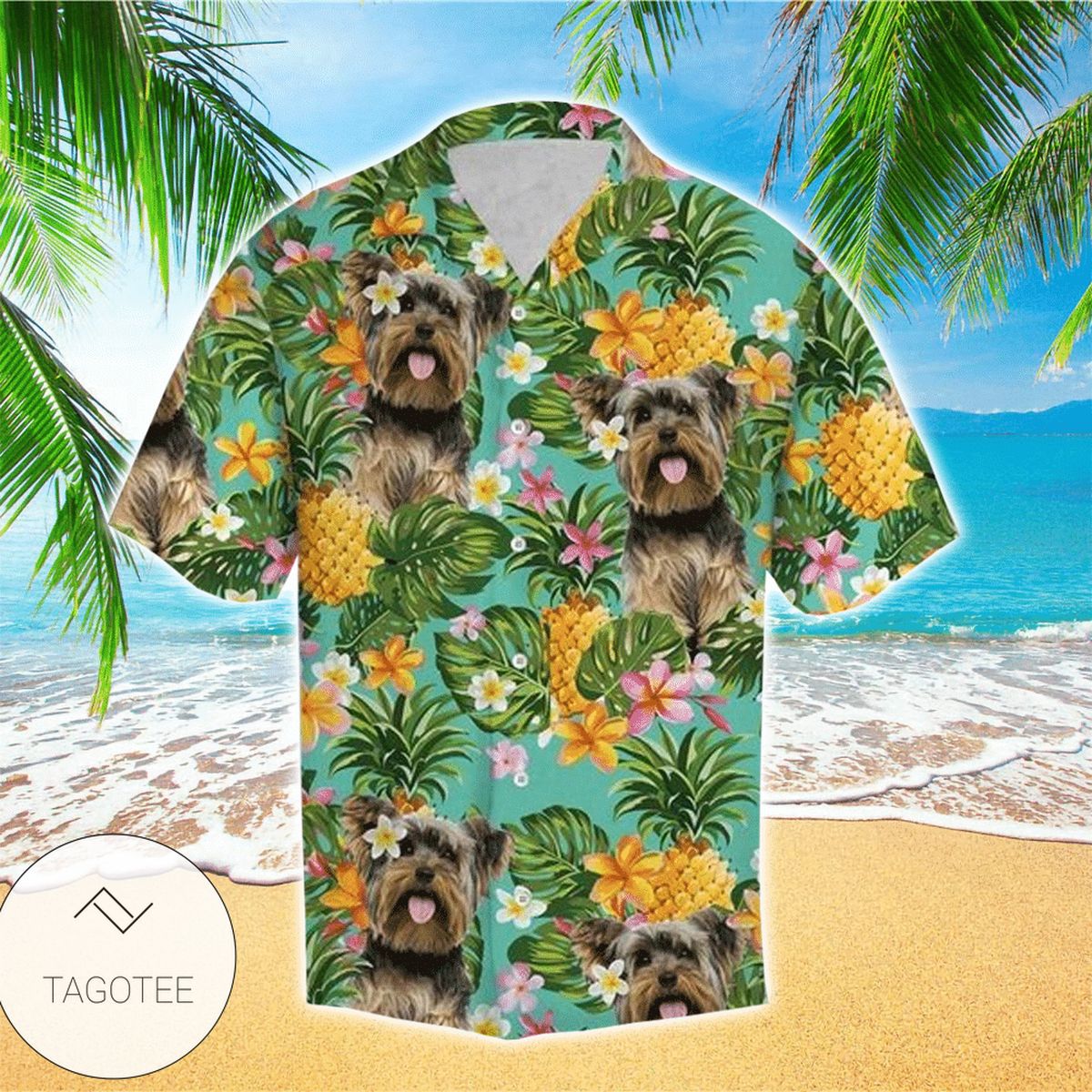 Yorkshire Terrier Hawaiian Shirt