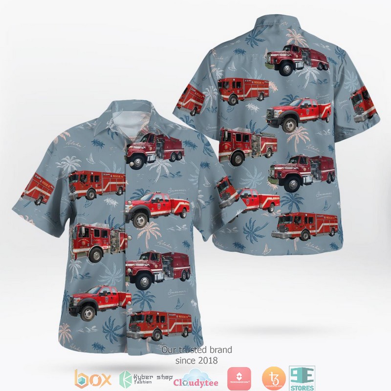 York County Virginia York County Department Of Fire And Life Safety Hawaiian Shirt