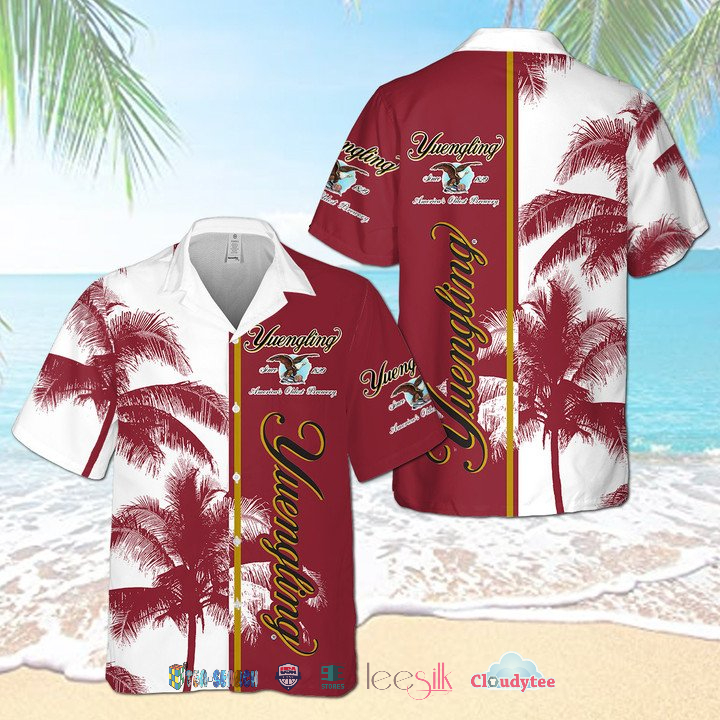 Yuengling Beer Palm Tree Hawaiian Shirt