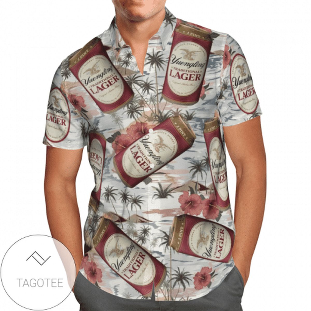 Yuengling Lager All Over Print 3D Hawaiian Shirt