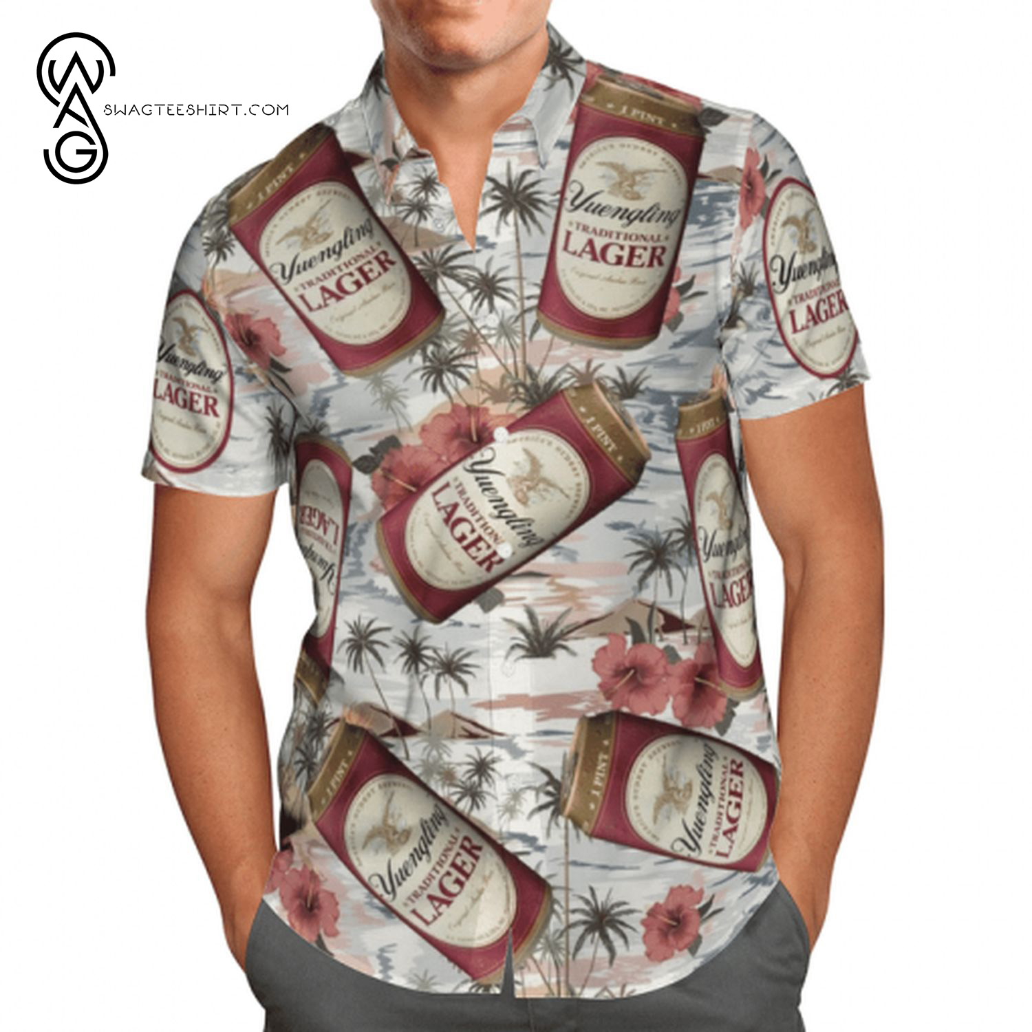 Yuengling Beer All Over Print Summer Combo Hawaiian Shirt And Beach Shorts