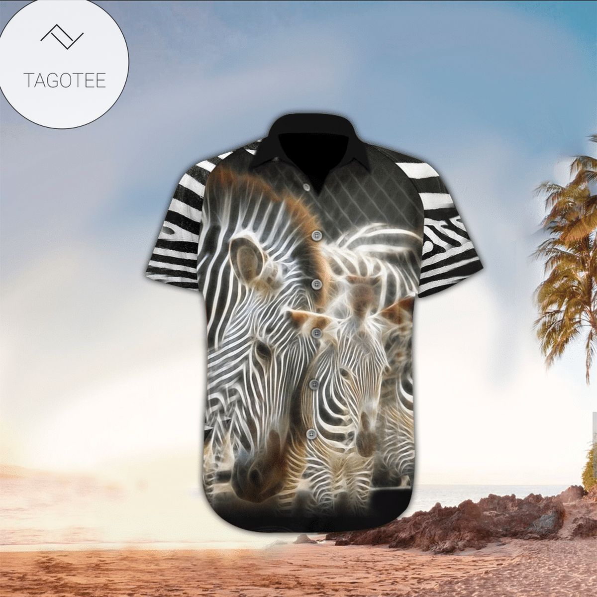 Zebra Aloha Shirt Hawaiian Shirt For Zebra Lovers