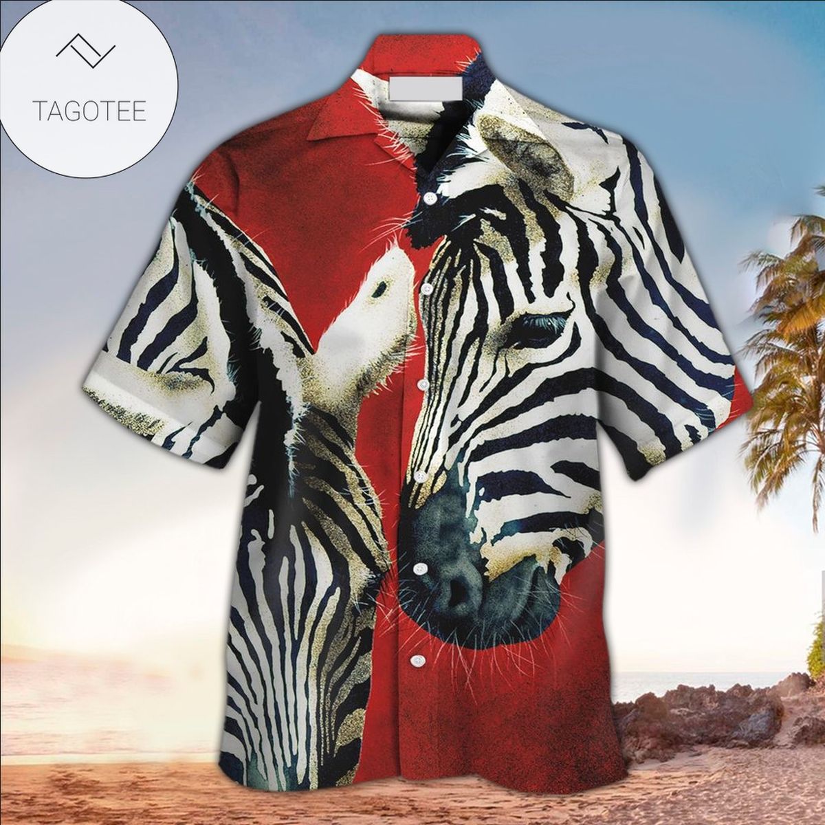 Zebra Aloha Shirt Perfect Hawaiian Shirt For Zebra Lover