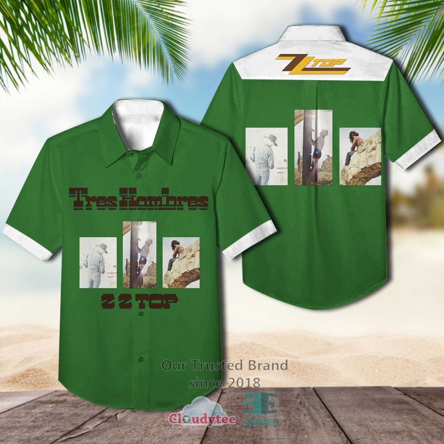 ZZ Top Band Tejas Album Hawaiian Shirt