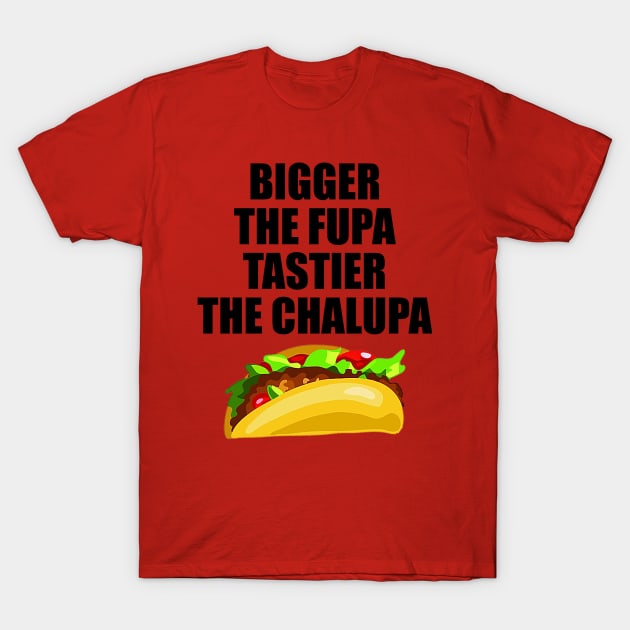 bigger the fupa tastier the chalupa t shirt 3285 jmuuc