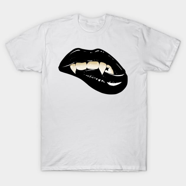 black vampire lips t shirt 3927 vrzny