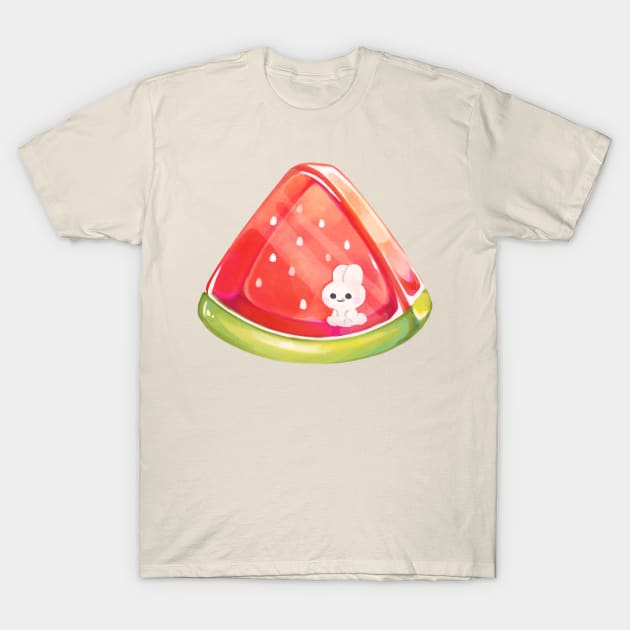 bunny jelly watermelon summer kawaii t shirt anime t shirt 7200 onzcb