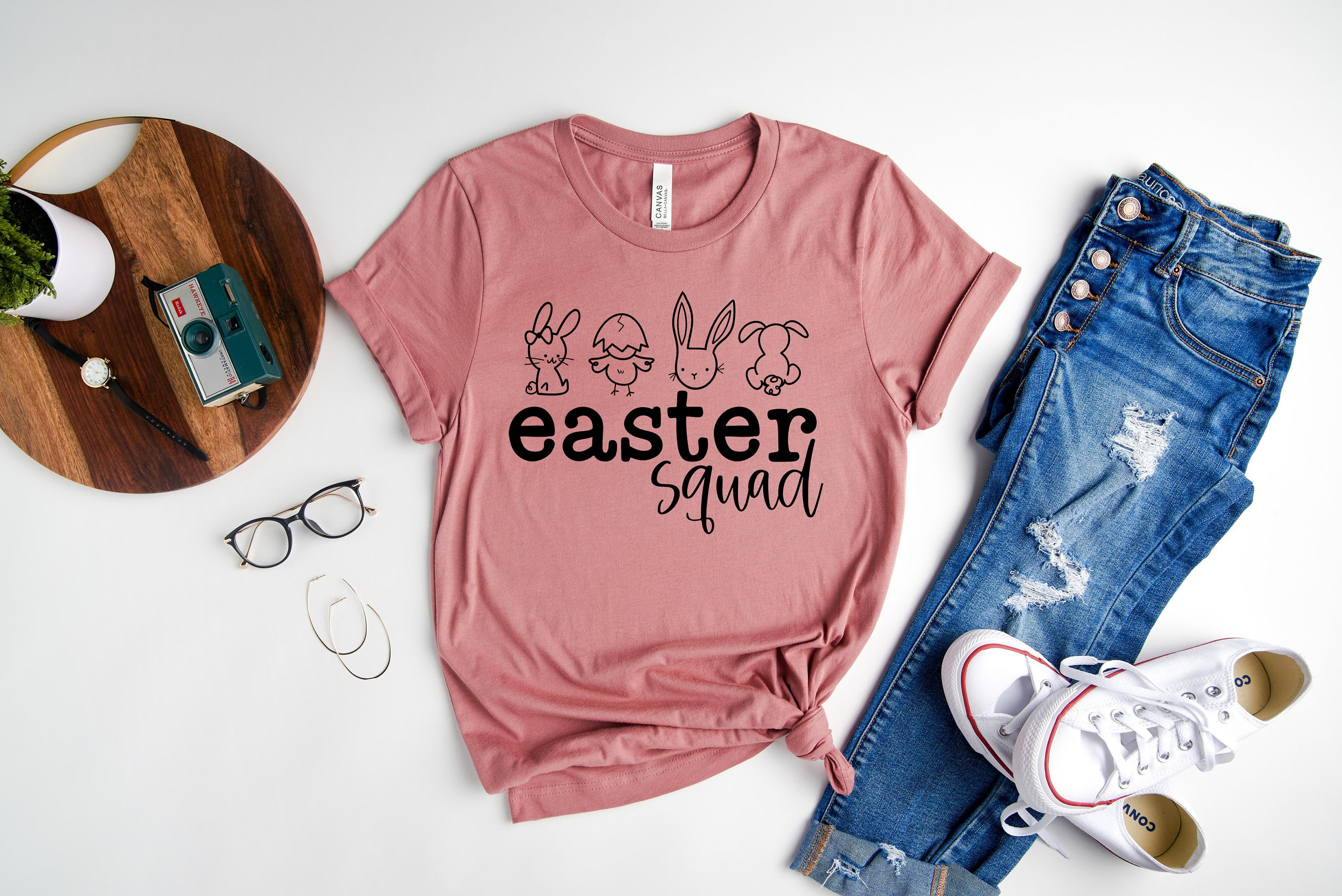 easter squad shirt easter shirt easter day t shirt bunny and chick shirt 3988 lqvbj