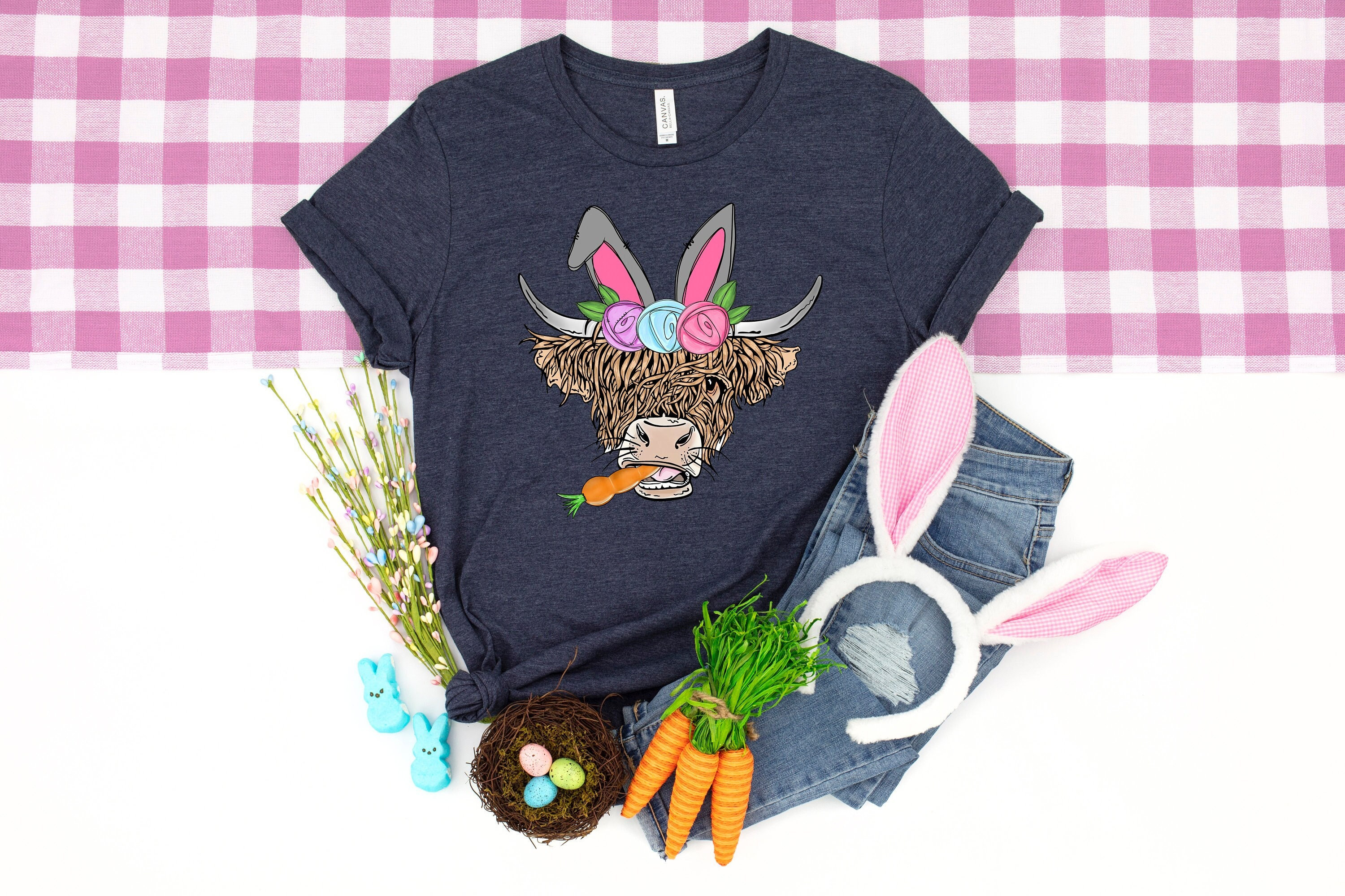 happy easter heifer happy easter yall easter tshirt easter cute bunny t shirt 9123 rf9of