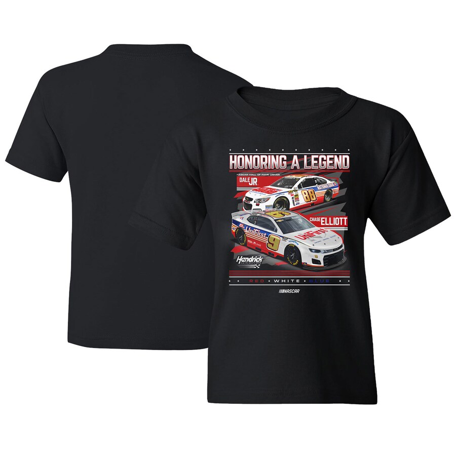 hendrick motorsports hendrick motorsports team collection youth honoring a legend t shirt 3693 8huqf