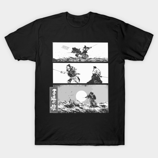 lone wolf and cub t shirt anime t shirt 9566 zdnot