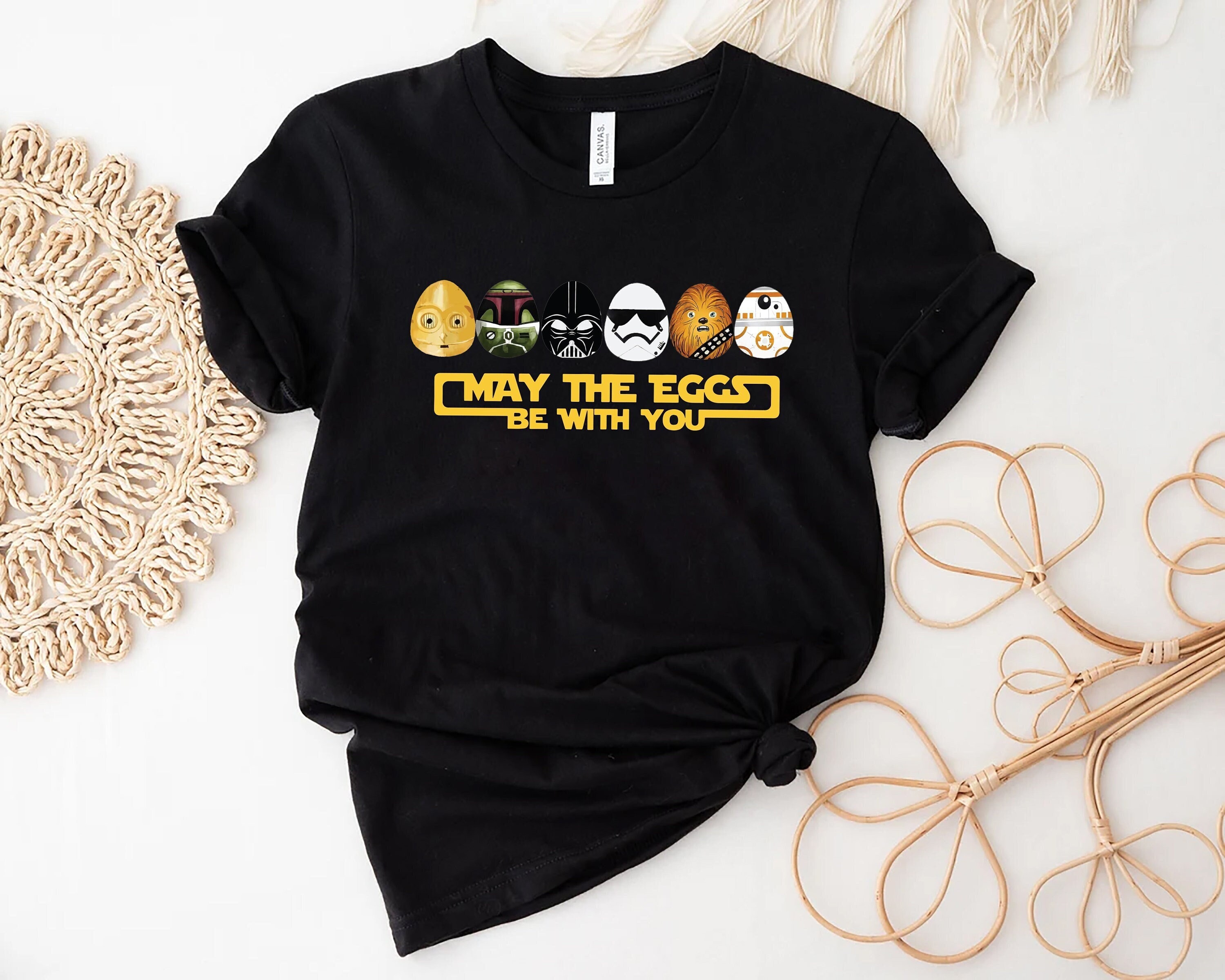 may the eggs be with you shirt easter eggs star wars shirt star wars characters easter eggs shirt 5078 eo4lf