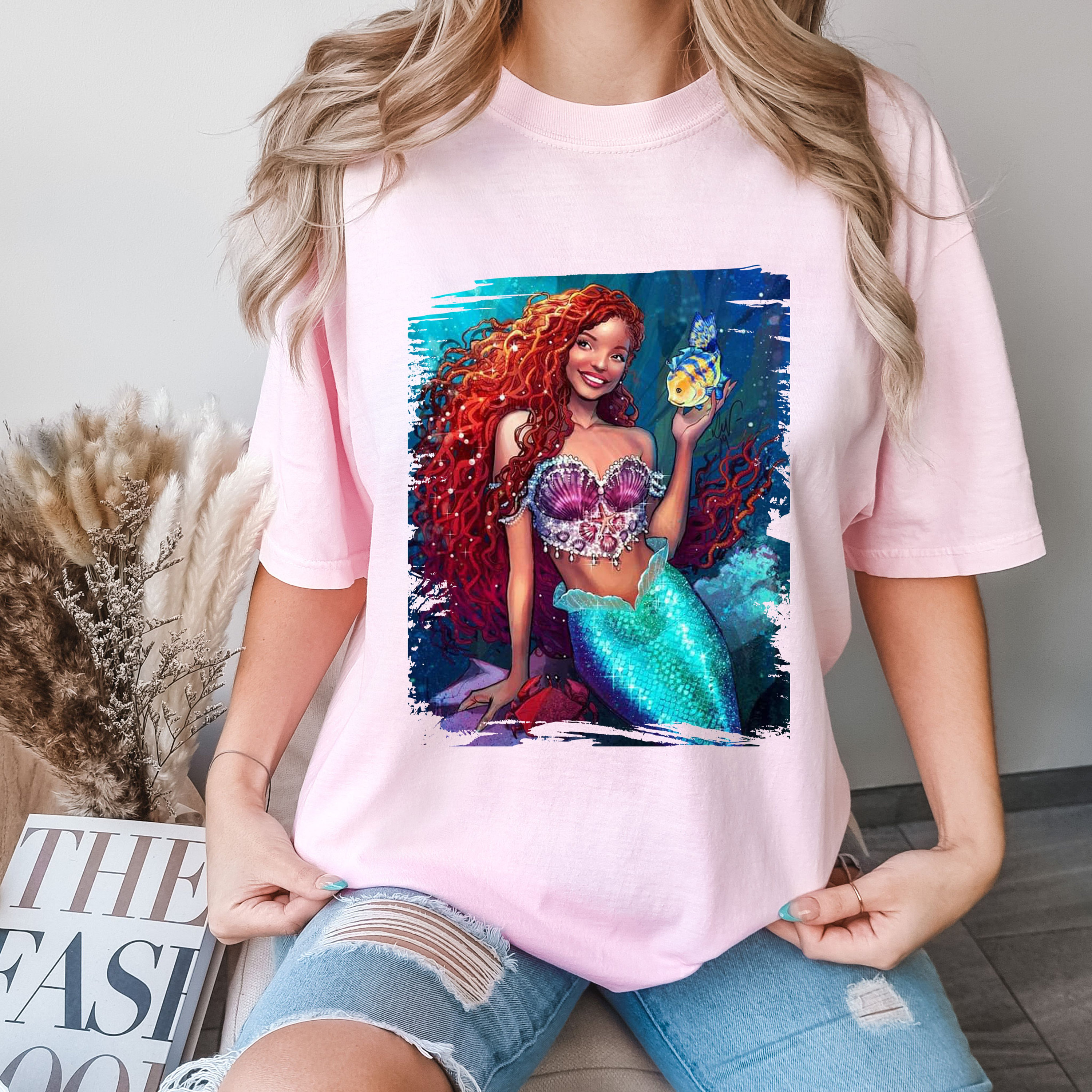 mermaid t shirt mermaid shirt vintage mermaid shirt undersea world shirt family shirt kids mermaid shirt mermaid tee 9885 azdof