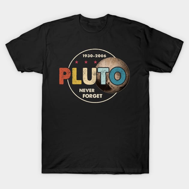 pluto never forget funny pluto pluto lover pluto t shirt 7920 tkbsc