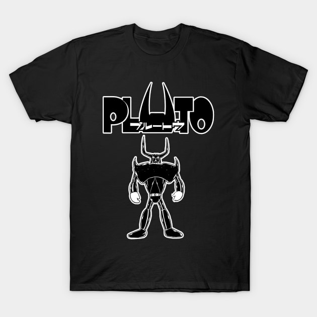 pluto robot t shirt anime t shirt 7901 p9vrm