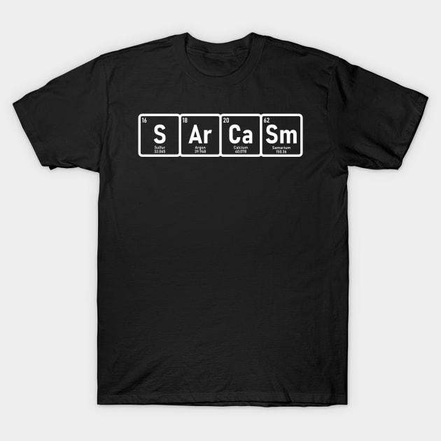 sarcasm chemistry periodic table funny science t shirt 3315 dobmq