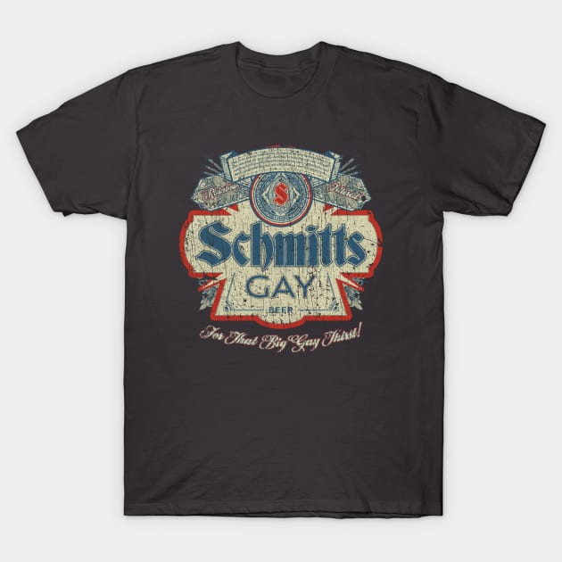 schmitts gay beer 1991 t shirt 4433 8kpup