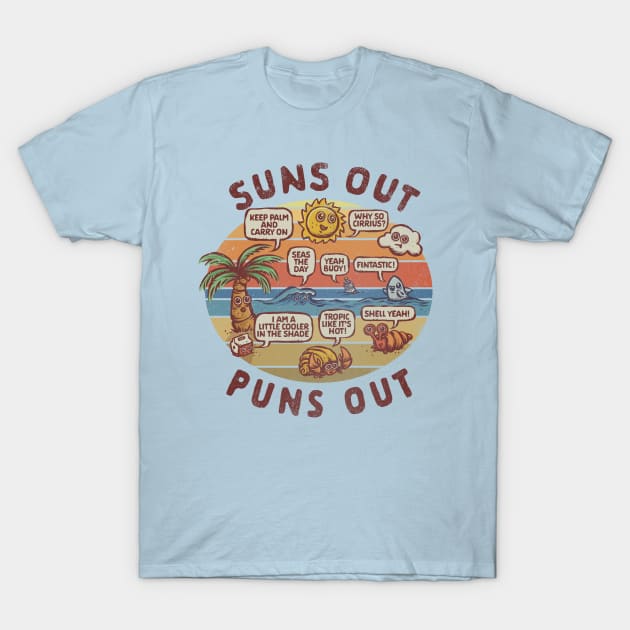 suns out puns out t shirt 5479