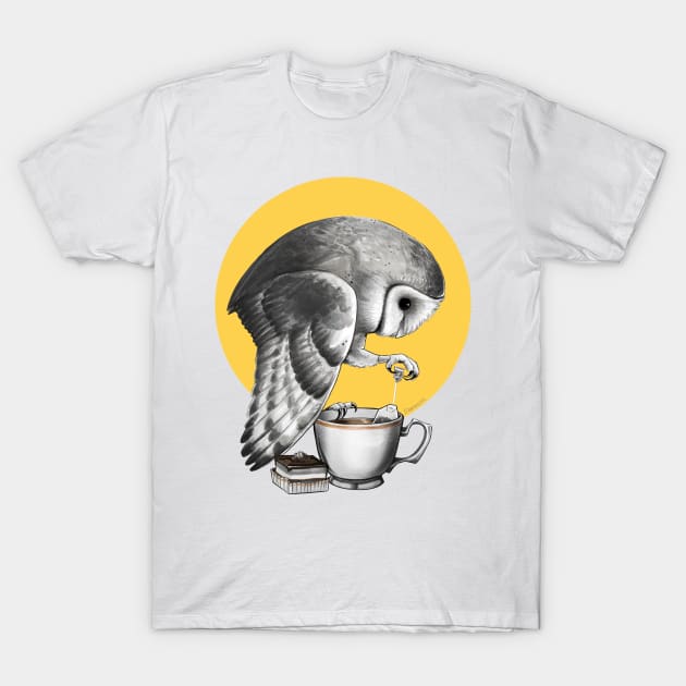 tea owl t shirt 1293 bmiqp