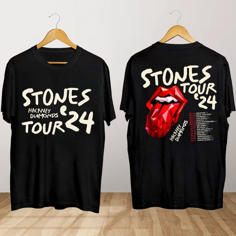 the rolling stones hackney diamonds tour 2024 t shirt 5110 5drsz