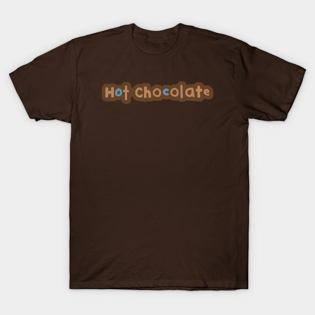 typography hot chocolate t shirt 1569 t5pfr