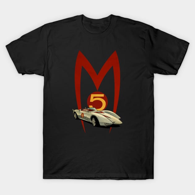 vintage speed racer mach 5 copy t shirt anime t shirt 6492 dc9mn