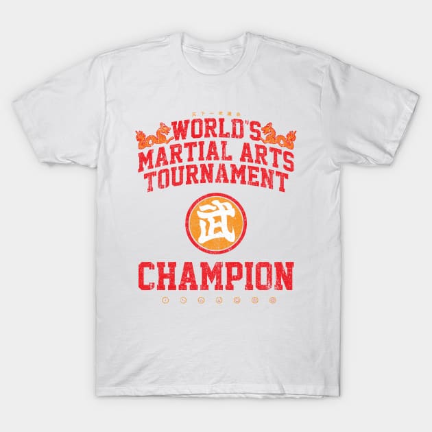 worlds martial arts tournament champion (variant) t shirt anime t shirt 1740 jnqgn