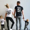 01 Father Mother Daughter Son Matching Shirts King and Queen Shirts Outfits 1