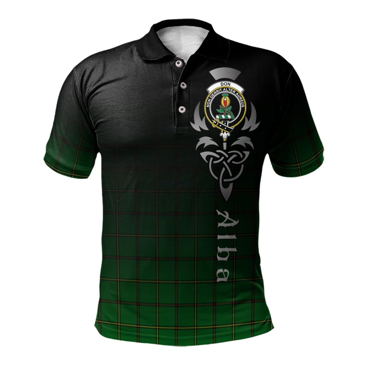 Stirling Bannockburn Tartan Crest T-shirt - Alba Celtic Style main image 0