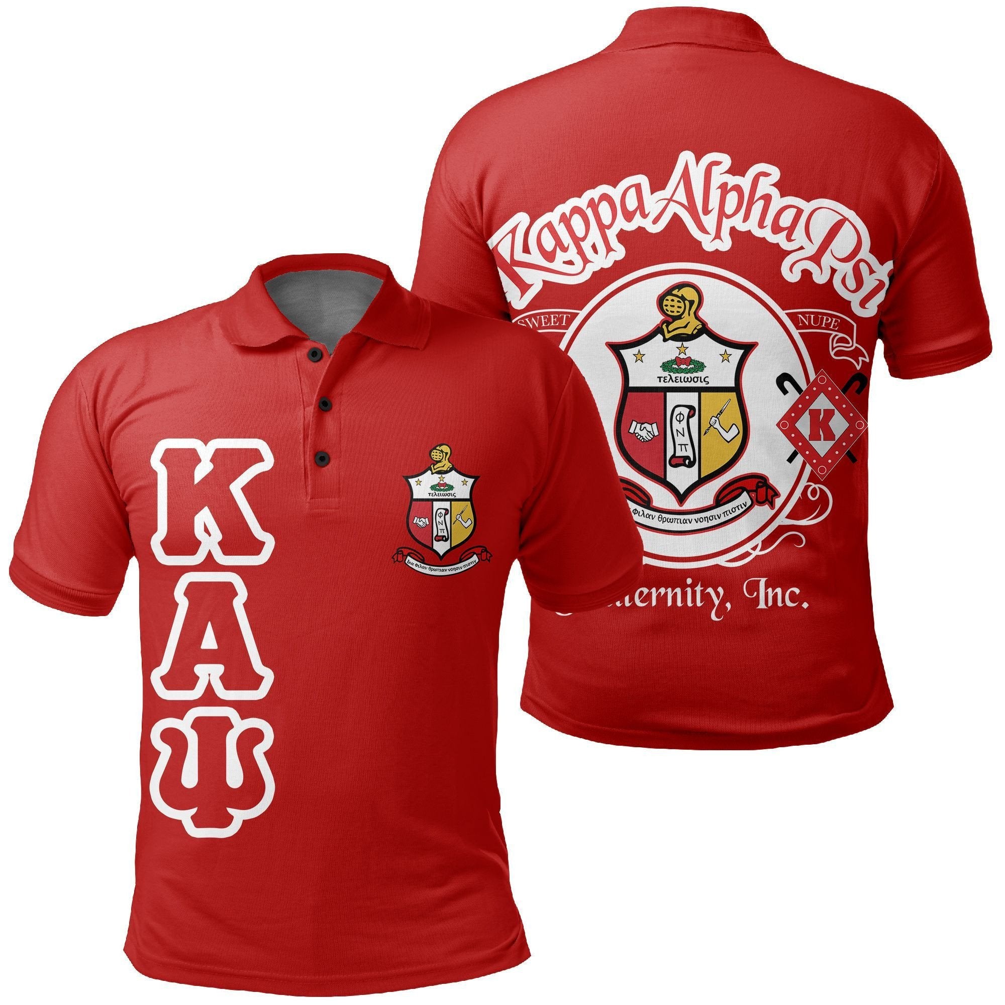Fraternity Shirt – Sweet Kappa Alpha Psi Nupe Polo Shirt – Zsweater