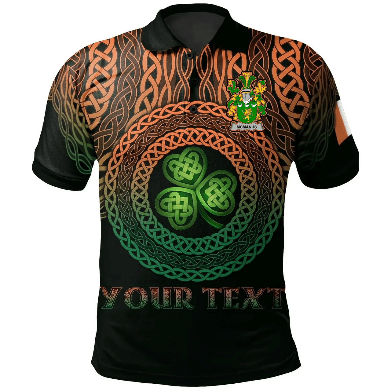 Ireland Hoodie - Tyrrell or Terrell Irish Family Crest Hoodie - Celtic Beer main image 1