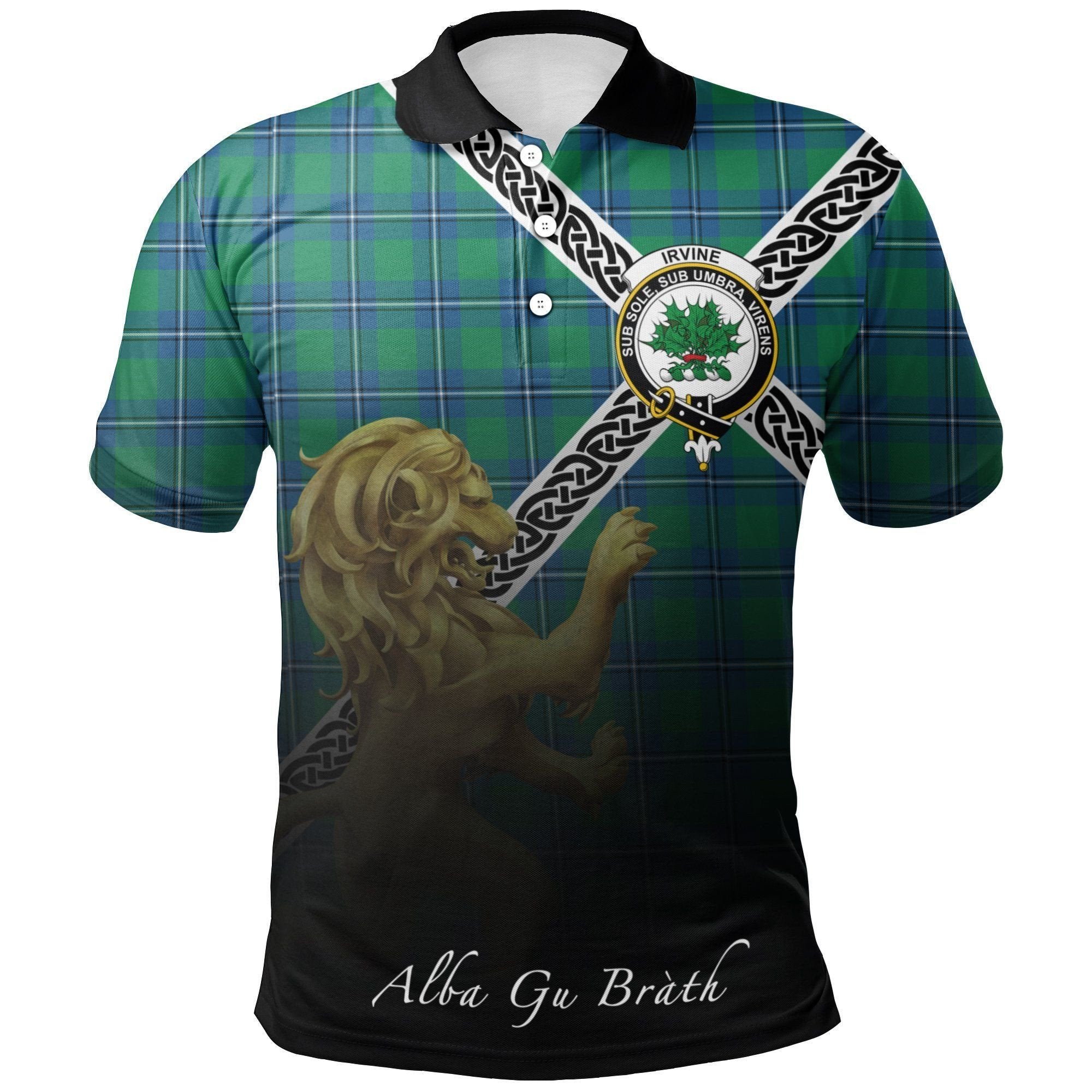 Montgomery Ancient Tartan Polo Shirt - Alba Celtic Style