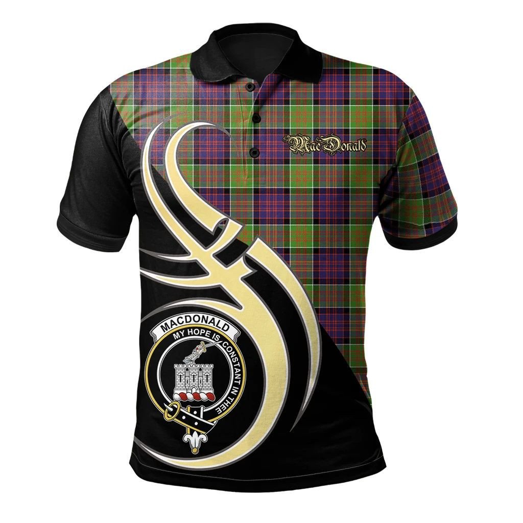 MacKintosh Hunting Ancient Clan Polo Shirt, Scottish Tartan MacKintosh Hunting Ancient Clans Polo Shirt Believe In Me Style