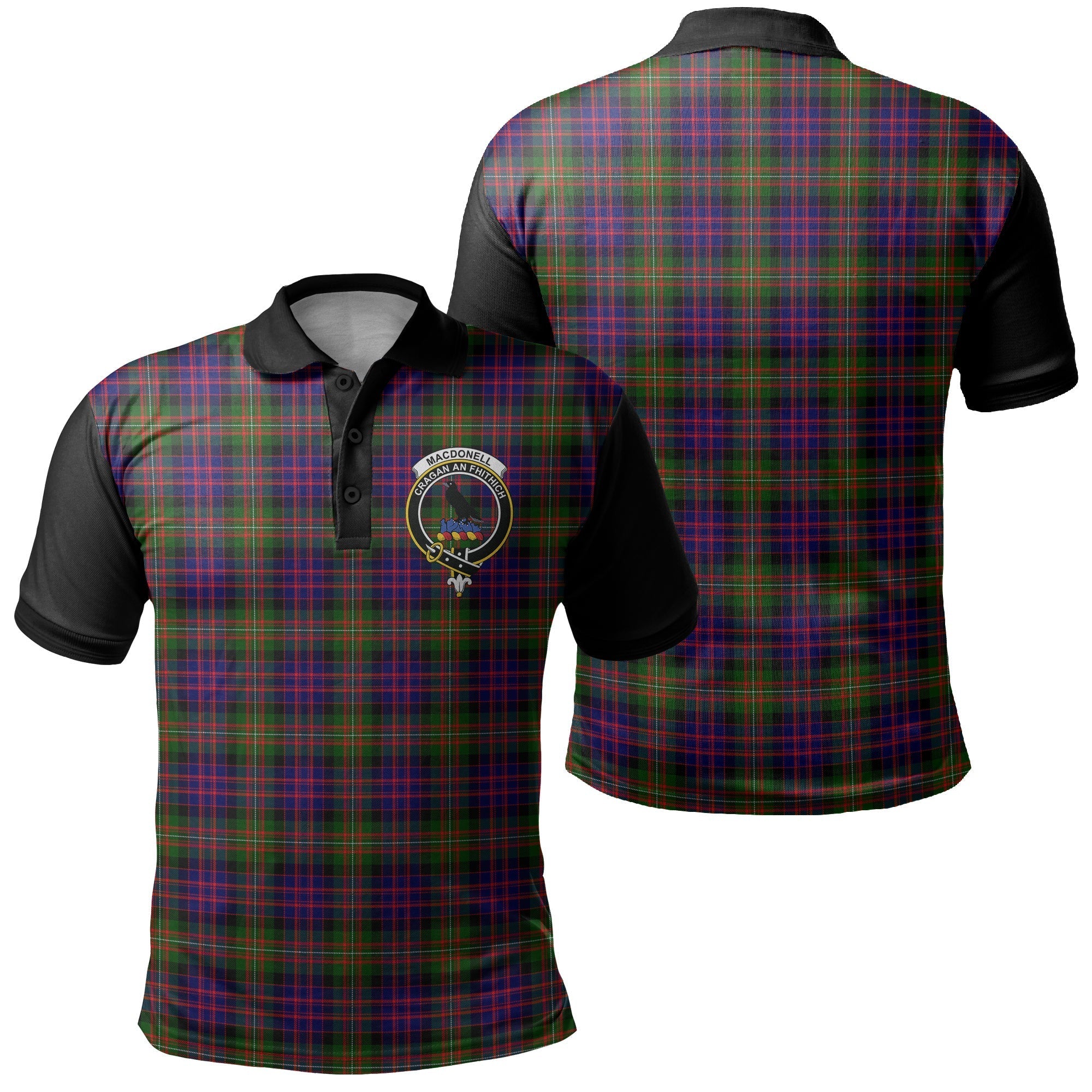 Cameron Modern Tartan Crest 2D T-shirt - Never Underestimate Style