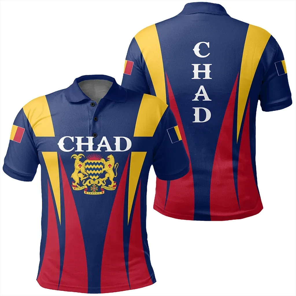 Custom Chad Football Women Polo Shirt Go Champions LT15