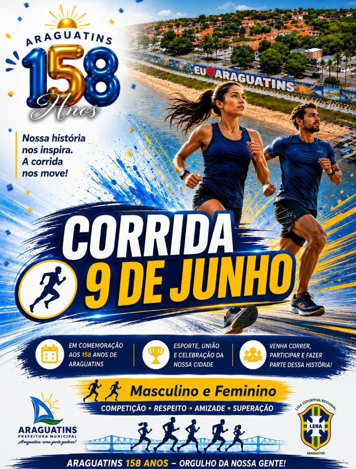 CORRIDA ANIVERSÁRIO DE ARAGUATINS