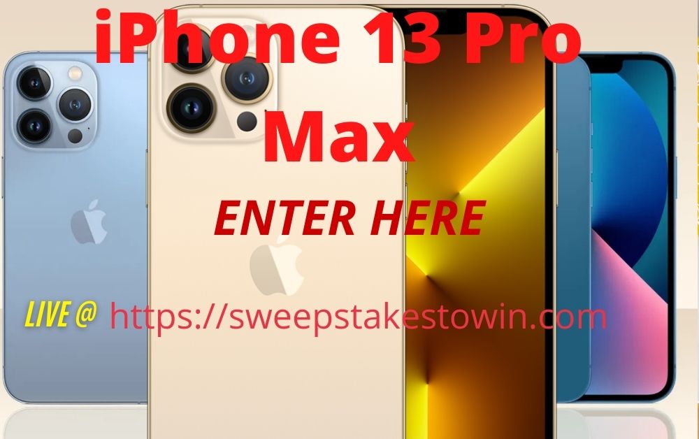 win iphone 13 pro max giveaway
