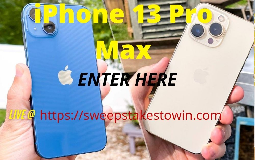 iphone 13 pro max giveaway