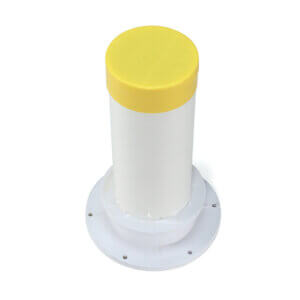 CAST-IN STACK STUB FOR CAST IRON STACKS WITH SOCKET ON TOP BOTTOM AND WHEN USING E-Z FLEX ON BOTTOM AND P90 PIPE ON TOP