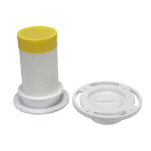 CLOSET FLANGE ASSEMBLY FOR WOOD FLOORS