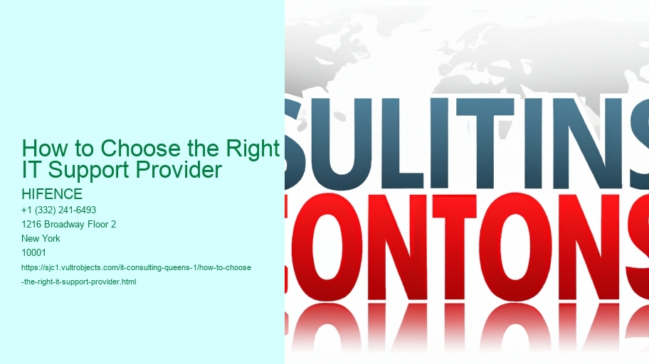 How to Choose the Right IT Support Provider