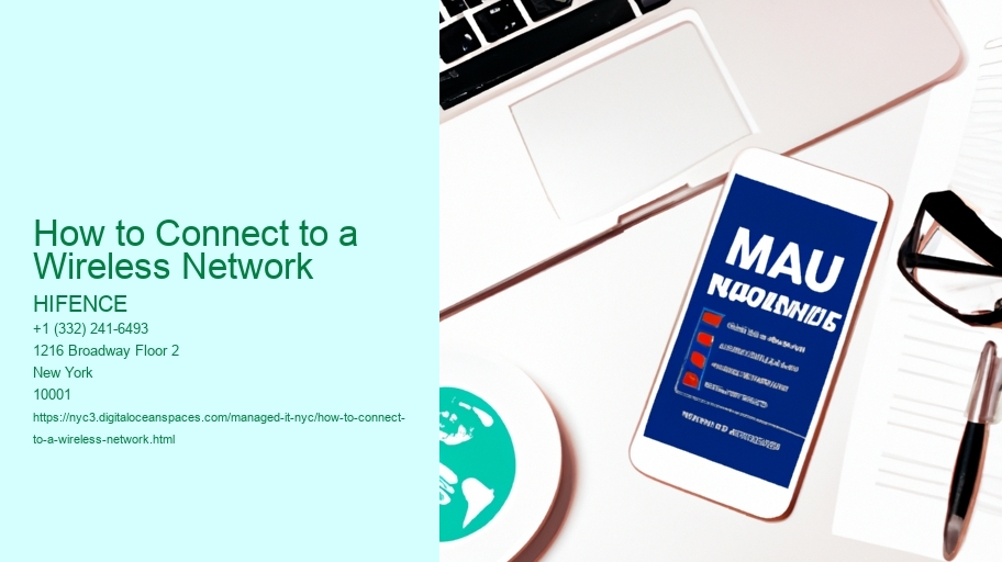 How to Connect to a Wireless Network