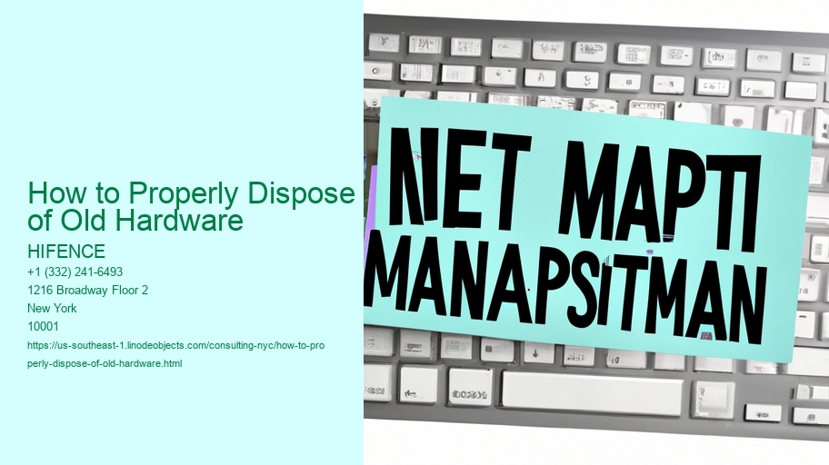 How to Properly Dispose of Old Hardware