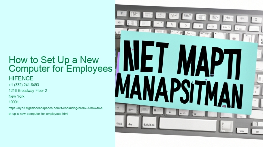 How to Set Up a New Computer for Employees