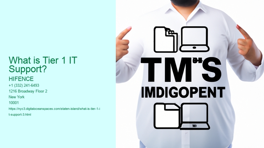 What is Tier 1 IT Support?
