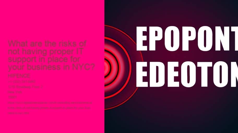 What are the risks of not having proper IT support in place for your business in NYC?