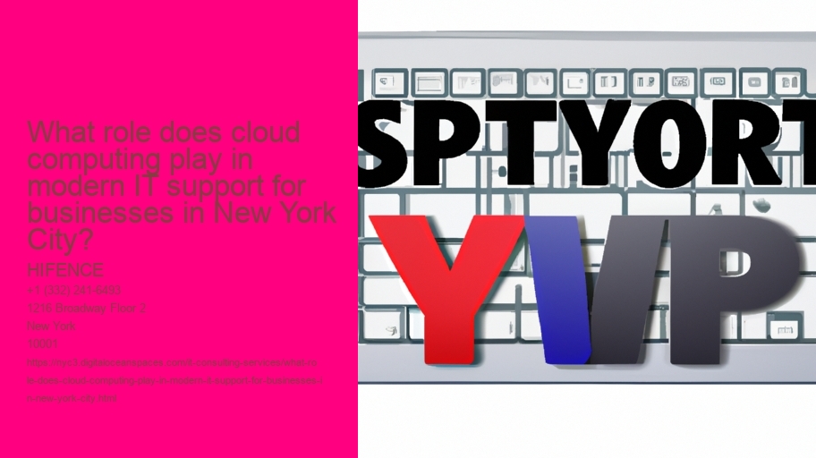 What role does cloud computing play in modern IT support for businesses in New York City?