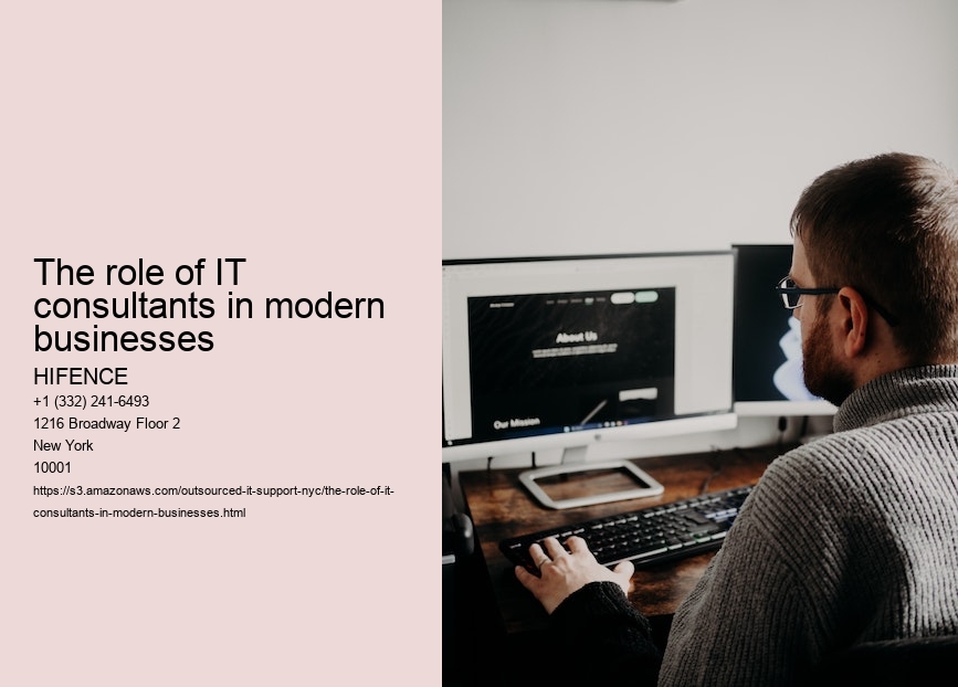 The role of IT consultants in modern businesses