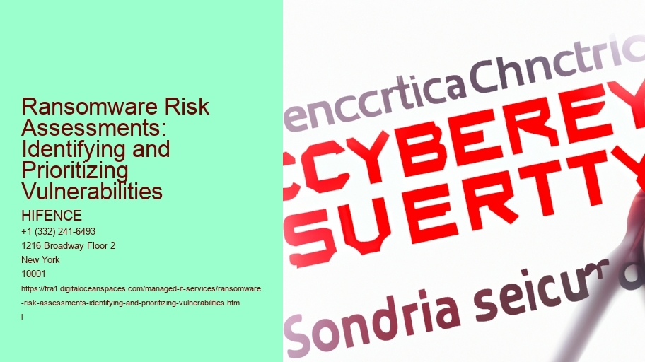 Ransomware Risk Assessments: Identifying and Prioritizing Vulnerabilities